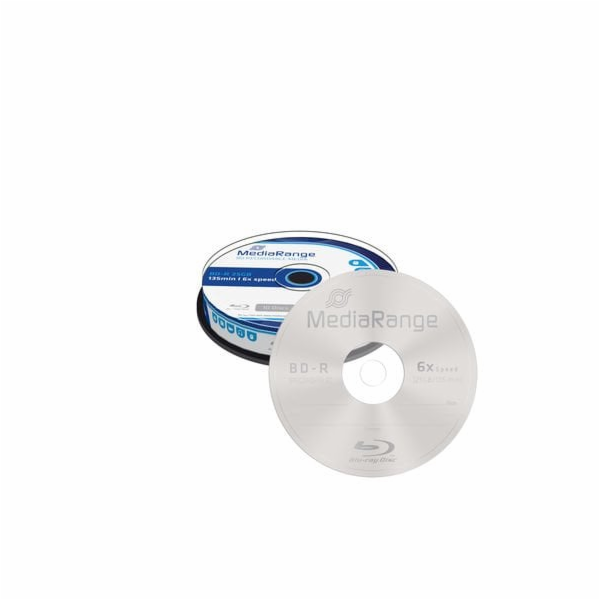 BD-R MediaRange Blu-ray 25GB 6x (10pack)
