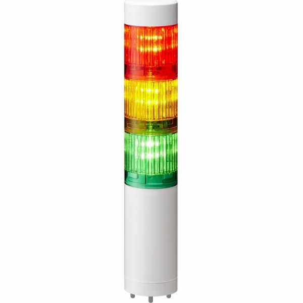 PATLITE Signalsäule LR4-302WJNW-RYG verkabelt LED weiss