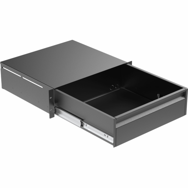 Caymon  RD320/B Zásuvka pro 19 3U rackové skříně, černá v...