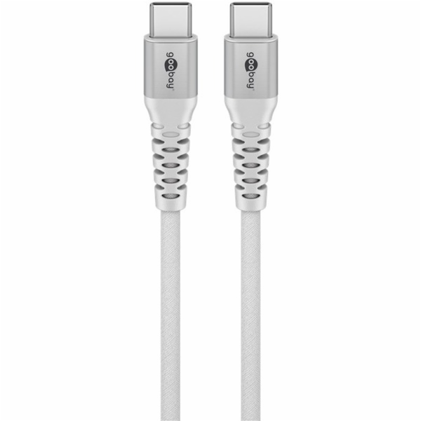 textilní kabel goobay Supersoft USB 2.0, zástrčka USB-C >...