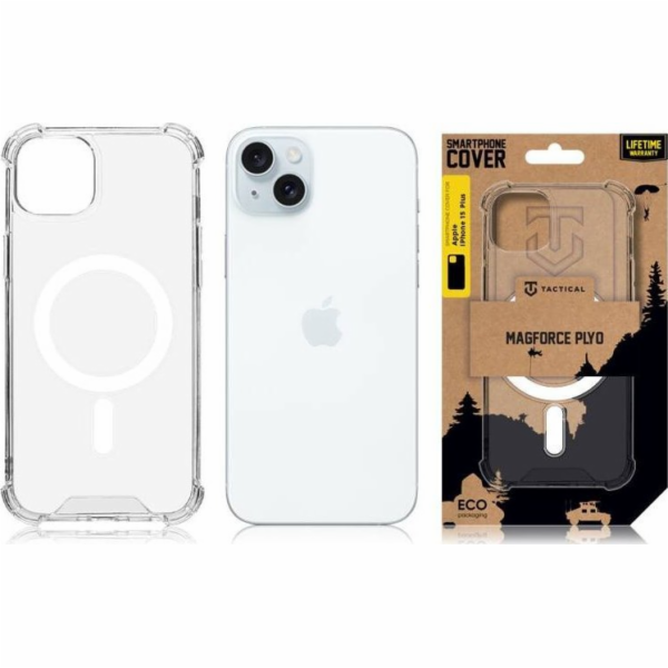 MagForce Plyo kryt pro Apple iPhone 15 Plus Transparentní...