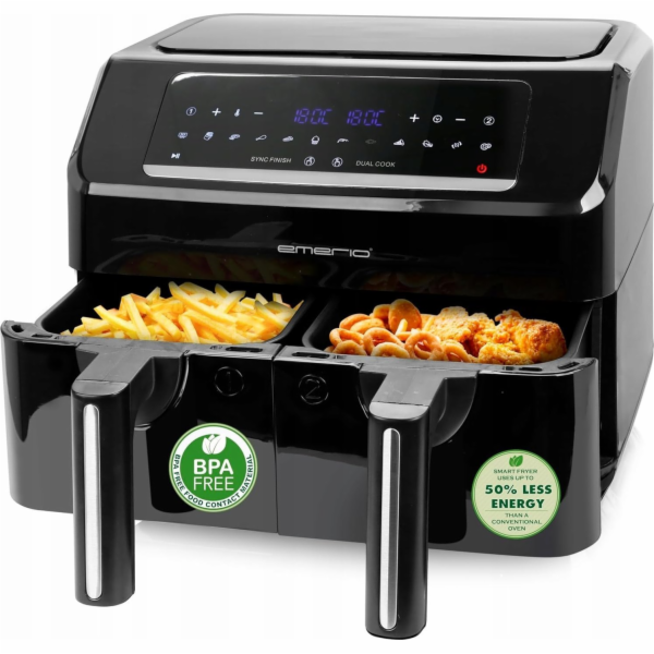 Fritéza Emerio bez tuku Emerio Heißluftfritteuse, Smart F...