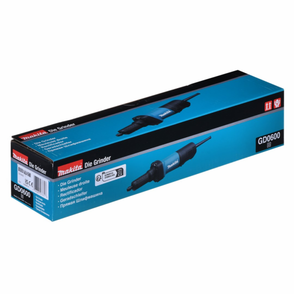 Makita GD0600 die/straight grinder Modrá 25000 ot/min 400 W