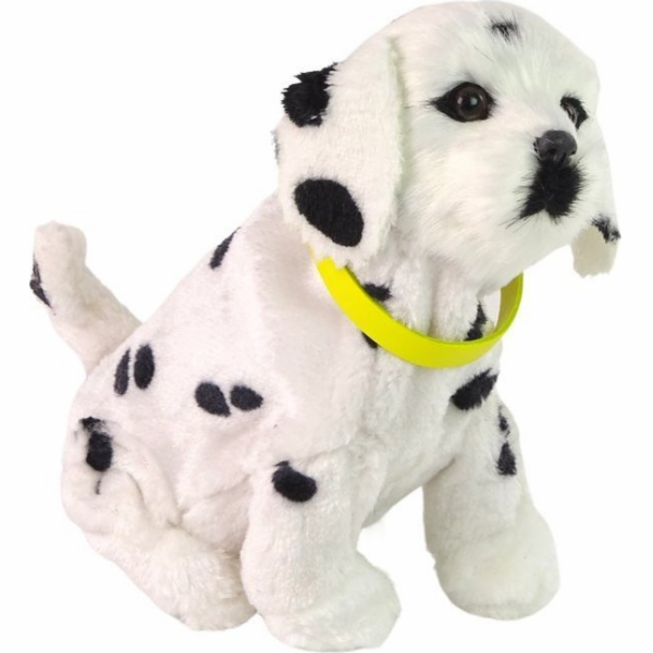 Interaktivní plyšový dalmatský pes LeanToys štěká vrtění ...