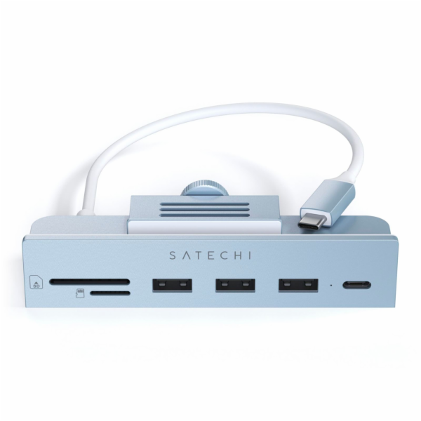 Satechi USB-C Clamp Hub for 24 iMac blue
