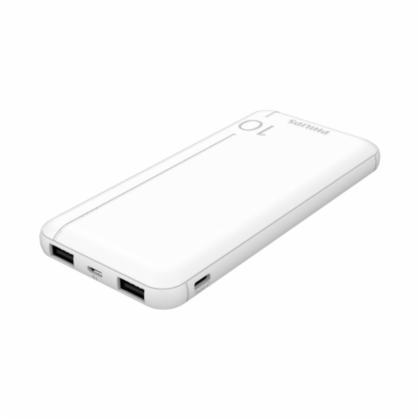 Philips Slim Powerbank 10000mAh mit LED + Micro-USB Kabel...
