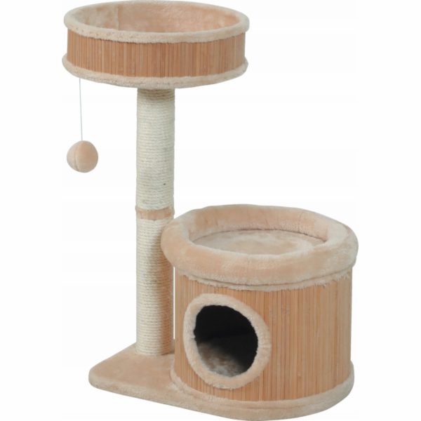 Zolux  BAMBOO škrabadlo pro kočky, 2 barvy, béžové, 76 cm