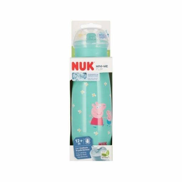 Dětská láhev NUK Mini-Me Flip Peppa Pig  450 ml  12+ m