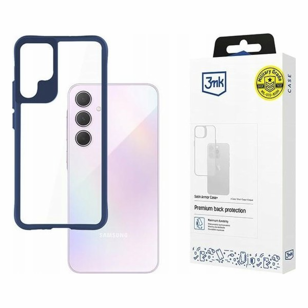 3mk Satin Armor Case+ Blue pro Samsung Galaxy A35 5G