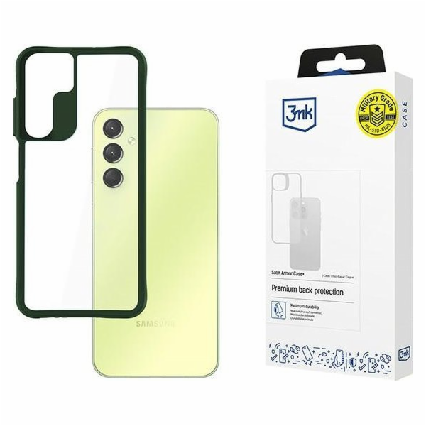 3mk Satin Armor Case+ Green pro Samsung Galaxy A25 5G