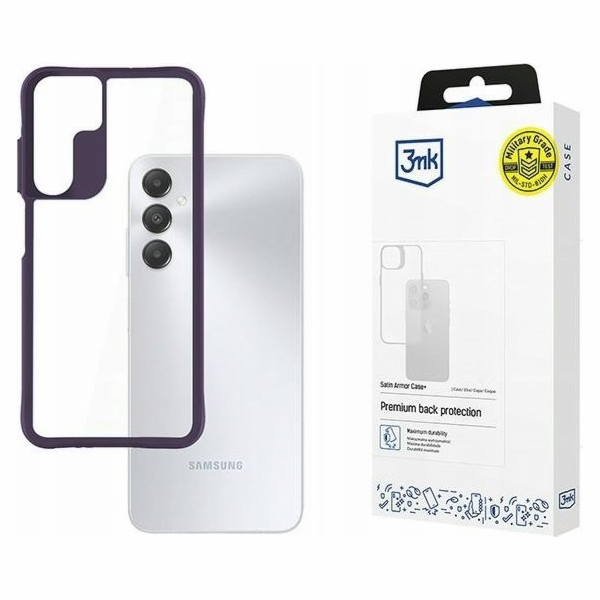 3mk Satin Armor Case+ Purple pro Samsung Galaxy A15 5G
