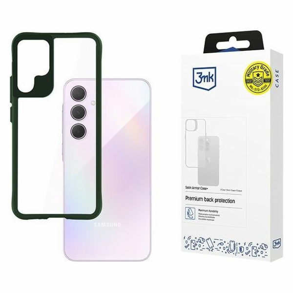 3mk Satin Armor Case+ Green pro Samsung Galaxy A35 5G