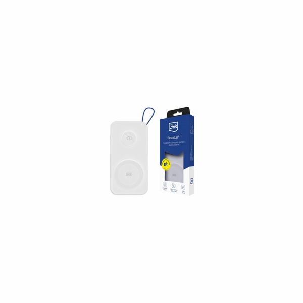 3mk PastelUp Powerbank 10,000mAh 22.5W USB 1A1C - White