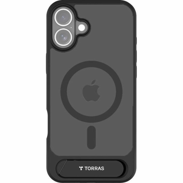 Torras Pstand Series Case for iPhone 16 (black)