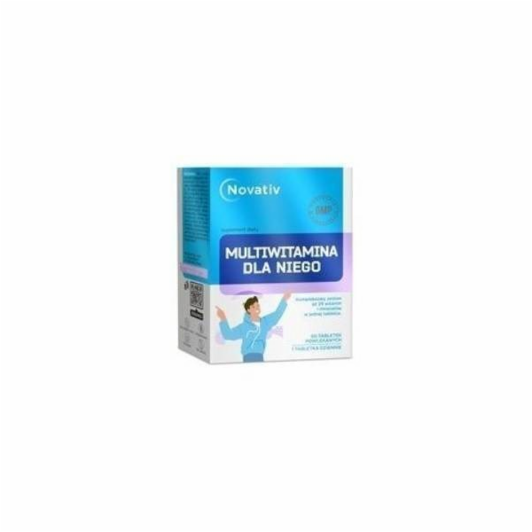 Novativ Multivitamin pro něj 60 potahovaných tablet