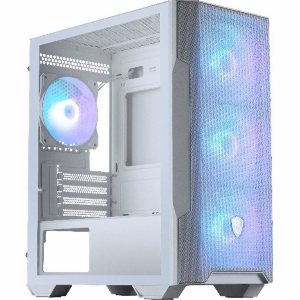 MSI MAG Forge M100R Midi Tower Průhledná, Bílá