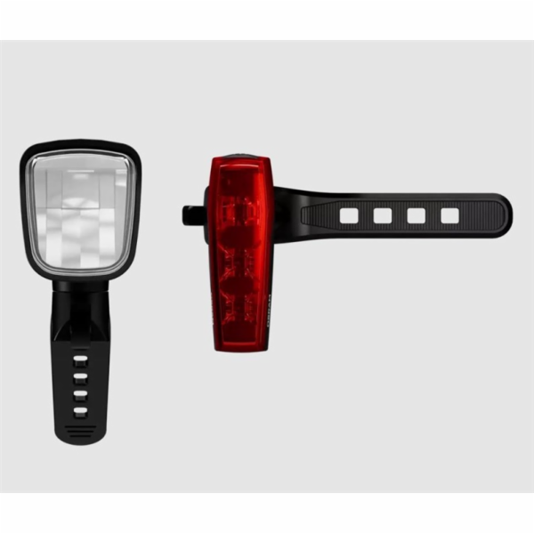 Sada světel na kolo Osram LED, plast, černá