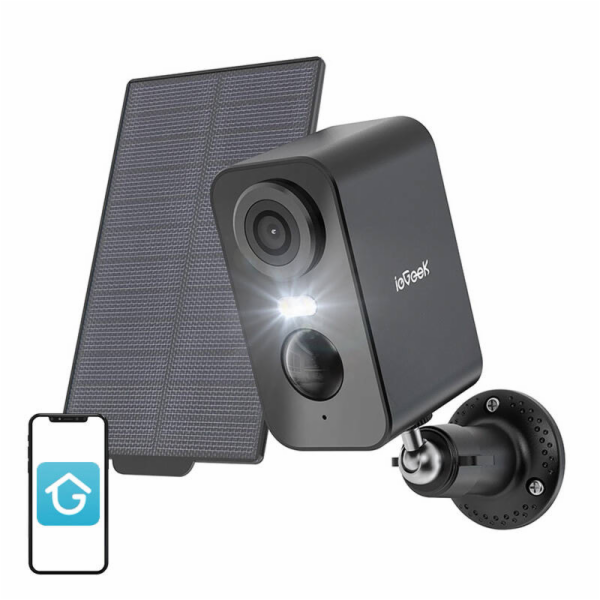 Wireless 3MP WiFi outdoor camera ieGeek ZS-GX3S black wit...
