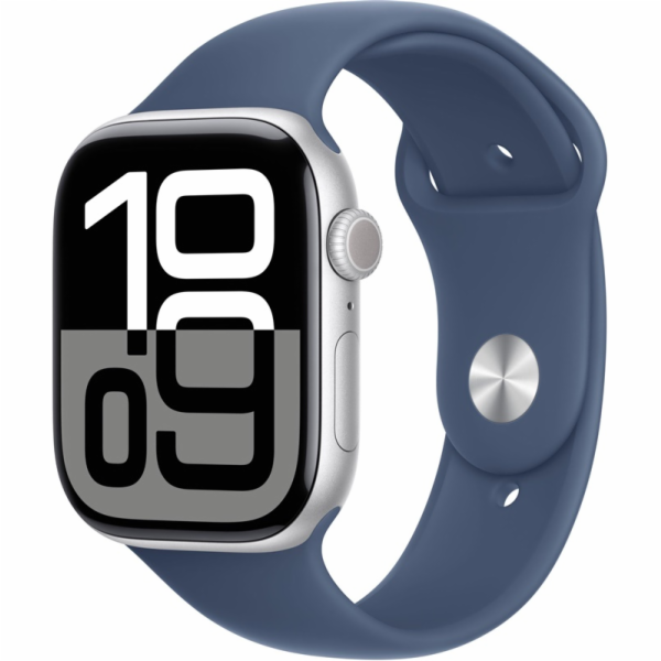 Chytré hodinky Apple Watch 10 GPS 46mm M/L, stříbrné