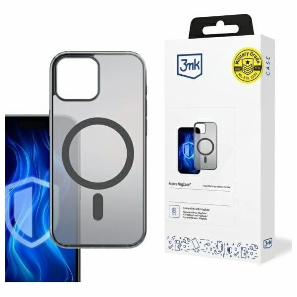3mk Frosty MagCase Black pro Apple iPhone 14