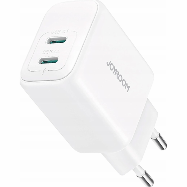 Joyroom JR-TCF12 Dual-Port (2C) 20W Power Charger (white)