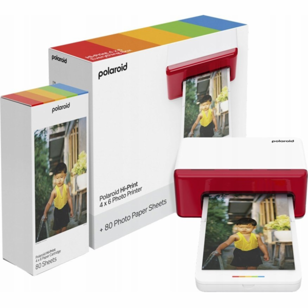 Polaroid Hi-Print fototiskárna 10x15cm bílá E-box