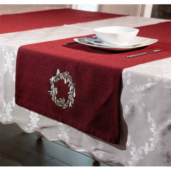 Běh na stůl Domoletti TRC-10 RED, červený, 45 x 140 cm