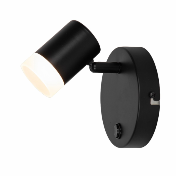 Nástěnné svítidlo Domoletti Wick LED21001-1R BLK, 3,5 W, 3K