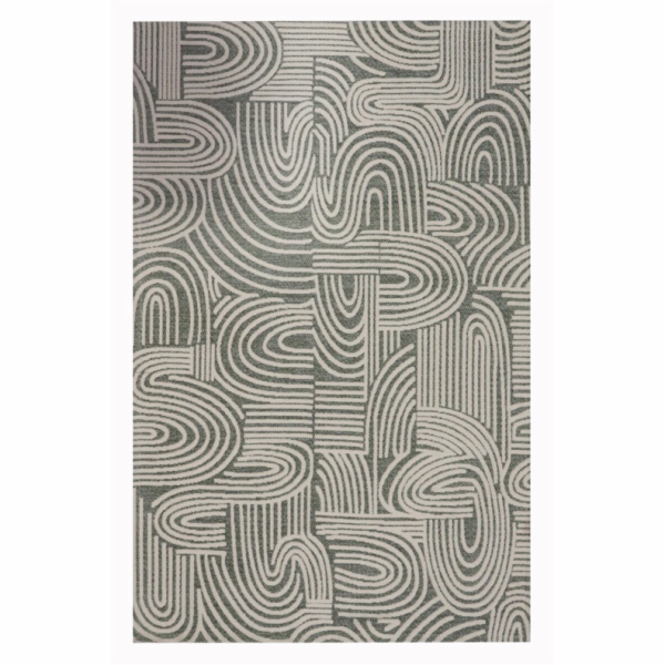 Pokojový koberec Domoletti FR-23-307030, šedý, 180 x 120 cm