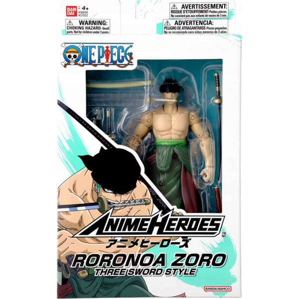 ANIME HEROES ONE PIECE - RORONOA ZORO THREE SWORD S