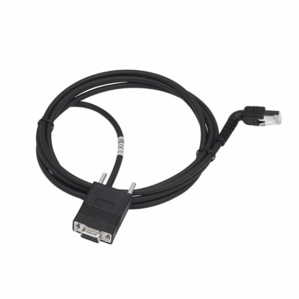 Kabel Zebra RS232 pro DS55, 2,1m, zahnutý konektor