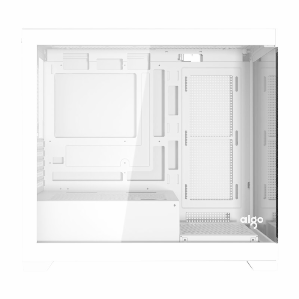Počítačová skříň Darkflash C218M + 6 ventilátorů ARGB (bílé)