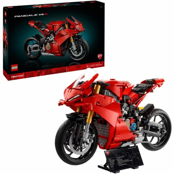 LEGO 42202 Technic Ducati Panigale V4 S Motocykl, stavebnice