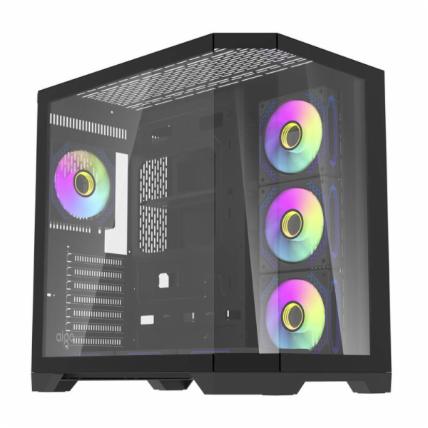 Počítačová skříň Darflash FT418 PRO + 7 ventilátorů aRGB ...