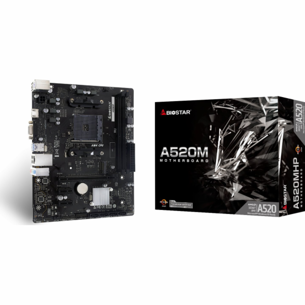Biostar A520MHP základní deska AMD A520 Socket AM4 Micro ATX
