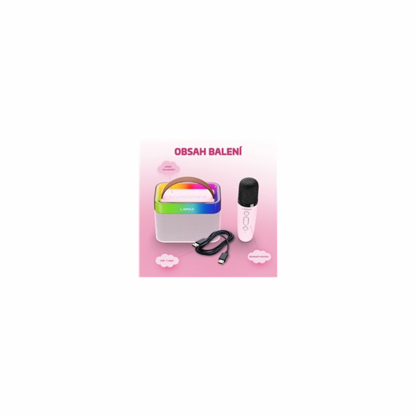 Karaoke set Lamax  KaraokeKid1 Pink