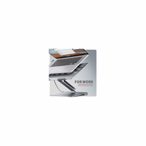 AXAGON HMC-STND, stojan pro 10"-16" notebooky, USB 5Gbps ...