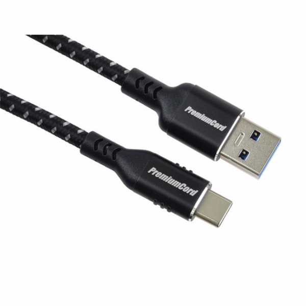 Kabel USB-C - USB 3.0 A (USB 3.2 gen.1, 3A, 5Gbit/s) bavl...