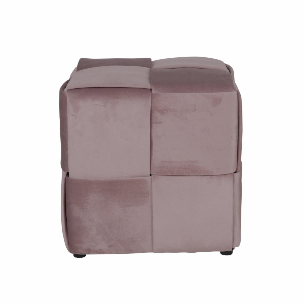 Pouf HS-NP04-2 RŮŽOVÝ 45X45X45CM