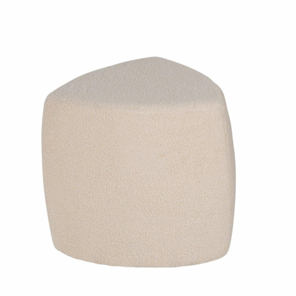 Pouf Domoletti HS-NP01-3, písek, 42 cm x 42 cm x 38 cm