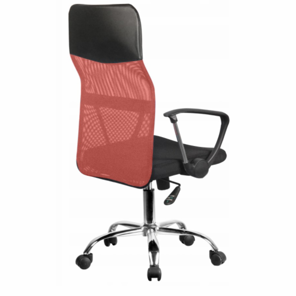 Topeshop ŽIDLE NEMO RED kancelářské a čtecí křeslo Leštěn...