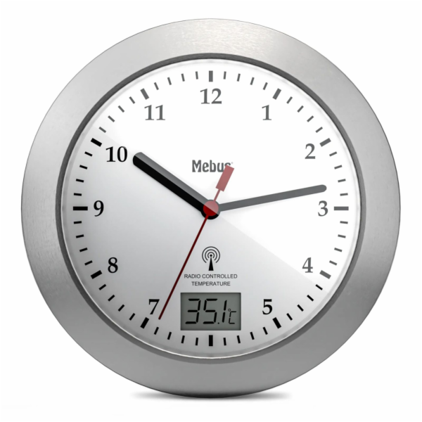 Mebus 41124 Radio Bathroom Clock