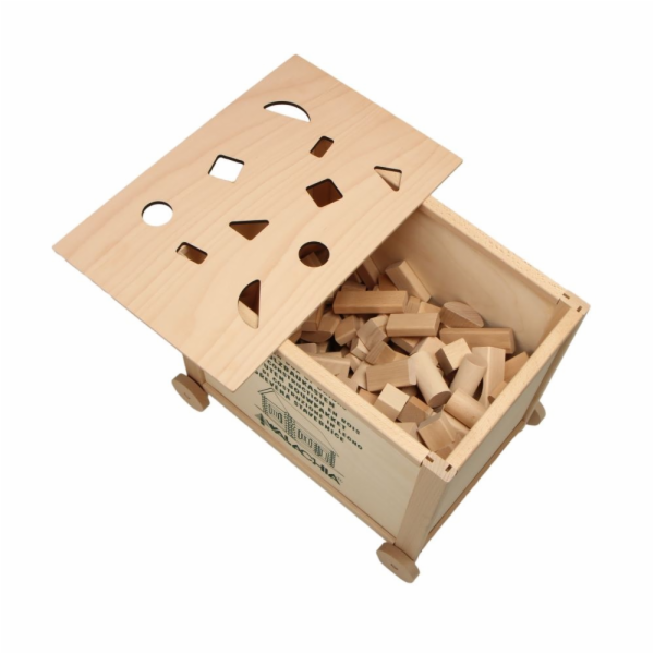 Walachia Dřevěná skládací stavebnice Construct Box vkláda...