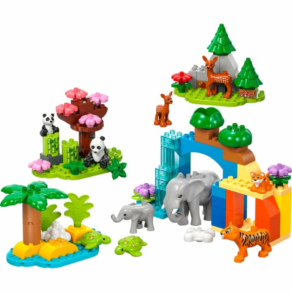 Stavebnice LEGO 10446 DUPLO Town Rodiny divokých zvířat 3v1