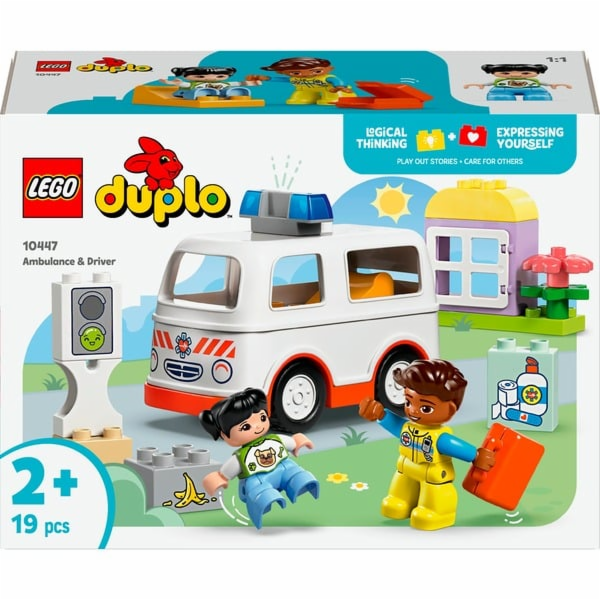 LEGO 10447 DUPLO Městská sanitka s řidičem, stavebnice