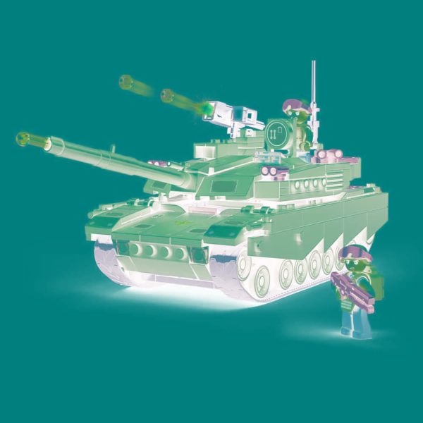 Sluban Army M38-B1256 Tank OEF-M1XS
