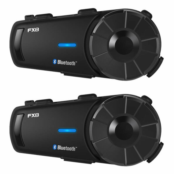 Interkom pro motocykly Fodsports FX8 ve dvou baleních (če...