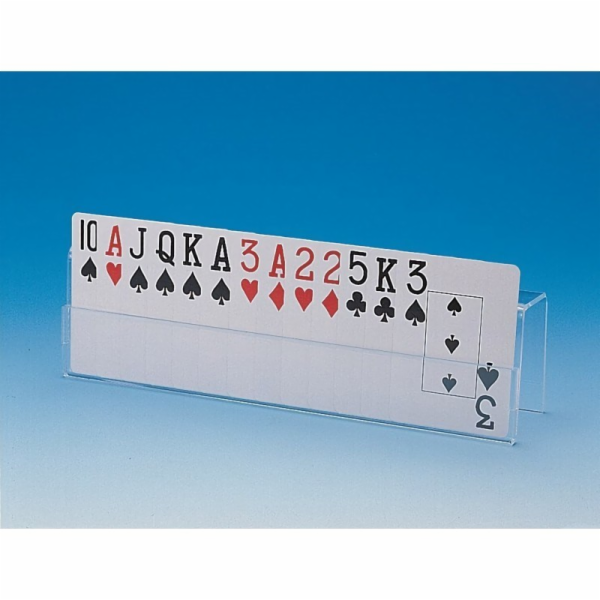 Sundo Stolní stojan na karty Transparent