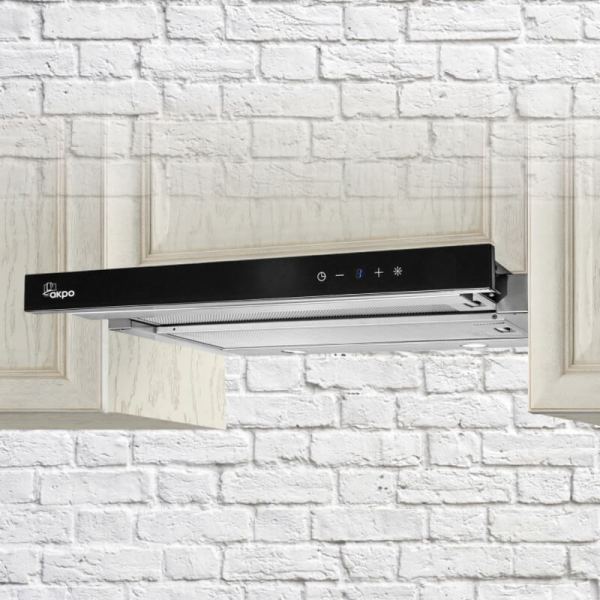 Akpo WK-7 Light Glass Touch 60 Podstavný odsavač par Inox...