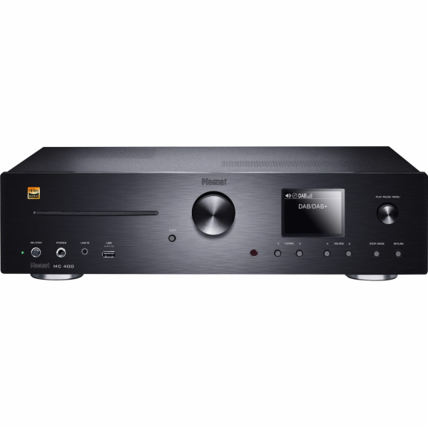 Magnat MC 400 - Síťový přehrávač 40 W, 2.0 ch. stereo, černý